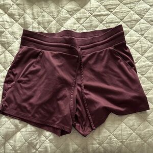 Women's Burgundy Shorts
